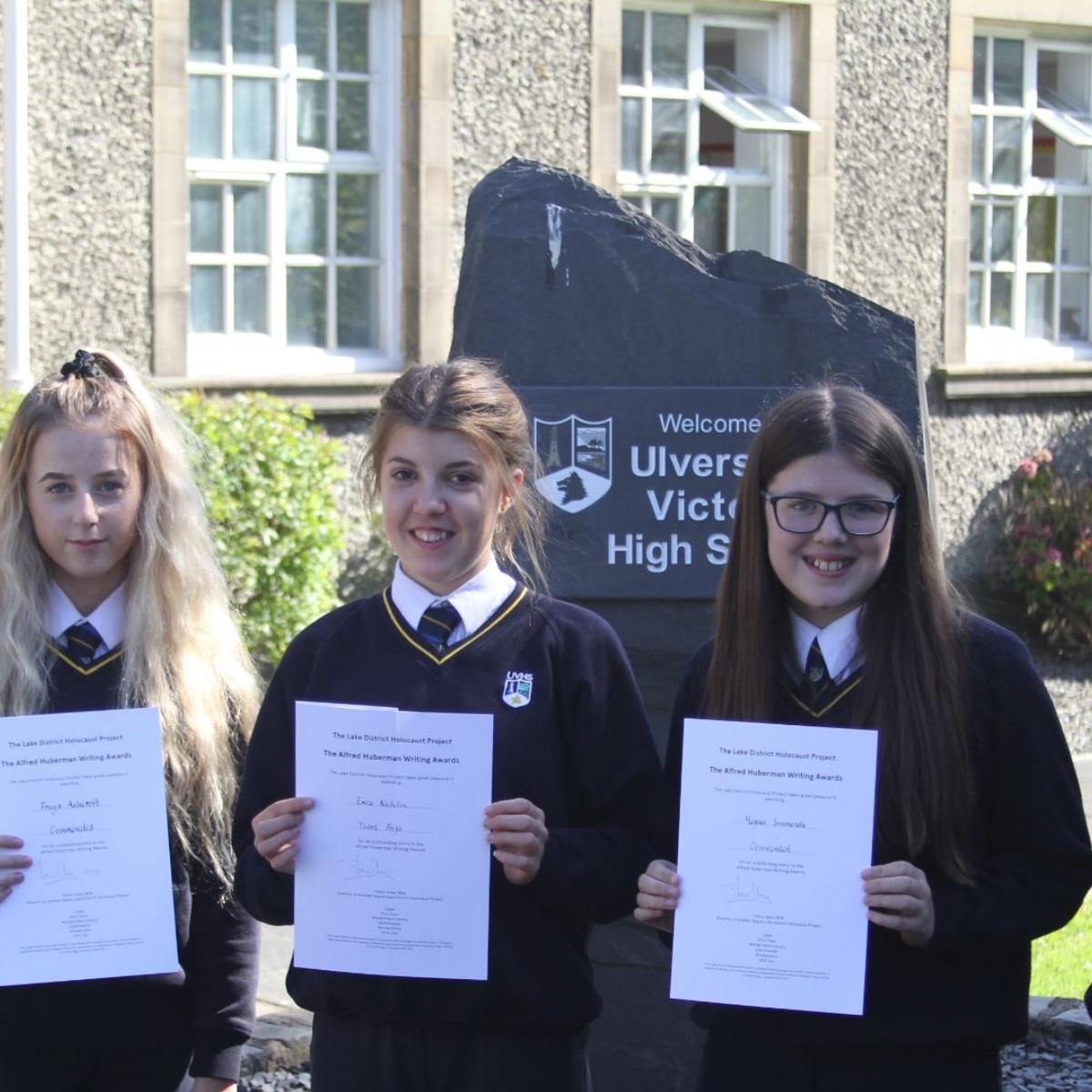 Ulverston Victoria High School The Alfred Huberman Award